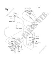 FUEL EVAPORATION SYSTEM(CA) for Kawasaki VN1500 CLASSIC 1999