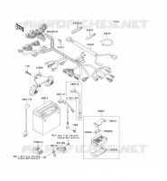 CHASSIS ELECTRICAL EQUIPMENT for Kawasaki VN1500 CLASSIC 2001