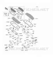 FOOTREST for Kawasaki VN1500 CLASSIC 2001