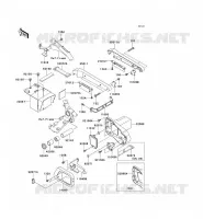 FRAME PARTS (COUVERTURE) for Kawasaki VN1500 CLASSIC 2001