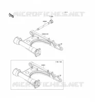 SWINGARM for Kawasaki VN1500 CLASSIC 2001