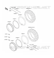 TIRES for Kawasaki VN1500 CLASSIC 2001