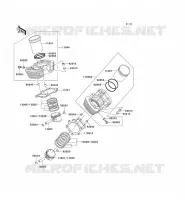 CYLINDER   PISTON  for Kawasaki VN1500 CLASSIC 2002