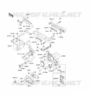 FRAME PARTS (COUVERTURE) for Kawasaki VN1500 CLASSIC 2002