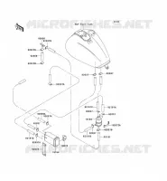 FUEL EVAPORATION SYSTEM(CA) for Kawasaki VN1500 CLASSIC 2002