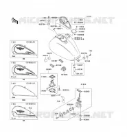 FUEL TANK for Kawasaki VN1500 CLASSIC 2002