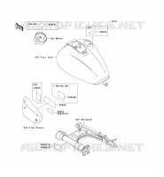 LABELS for Kawasaki VN1500 CLASSIC 2002