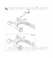 SWINGARM for Kawasaki VN1500 CLASSIC 2002