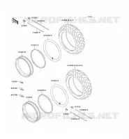 TIRES for Kawasaki VN1500 CLASSIC 2002