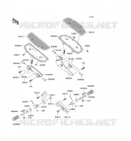 FOOTREST for Kawasaki VN1500 CLASSIC 2004