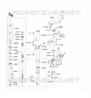 FRONT FORK for Kawasaki VN1500 CLASSIC 2004