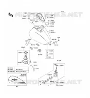 FUEL TANK for Kawasaki VN1500 CLASSIC 2004