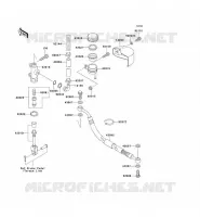 REAR MASTER CYLINDER for Kawasaki VN1500 CLASSIC 2004