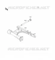 SWINGARM for Kawasaki VN1500 CLASSIC 2004