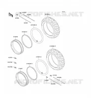 TIRES for Kawasaki VN1500 CLASSIC 2004