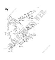 FRAME PARTS (COUVERTURE) for Kawasaki VN1500 DRIFTER 1999