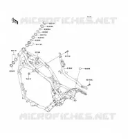 CHASSIS for Kawasaki VN1500 CLASSIC TOURER FI 2001