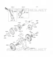CRANKSHAFT for Kawasaki VN1500 CLASSIC TOURER FI 2001