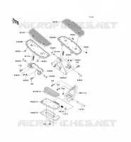 FOOTREST for Kawasaki VN1500 CLASSIC TOURER FI 2001