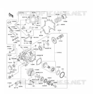FRONT GEAR for Kawasaki VN1500 CLASSIC TOURER FI 2001