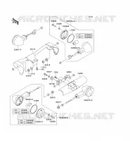 INDICATORS for Kawasaki VN1500 CLASSIC TOURER FI 2001