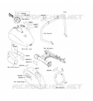 LABELS for Kawasaki VN1500 CLASSIC TOURER FI 2001
