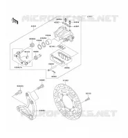 REAR BRAKE for Kawasaki VN1500 CLASSIC TOURER FI 2001