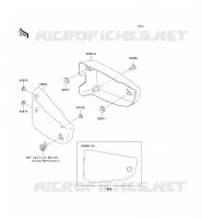 SIDE COWLING for Kawasaki VN1500 CLASSIC TOURER FI 2001
