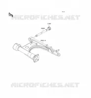 SWINGARM for Kawasaki VN1500 CLASSIC TOURER FI 2001