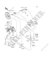 FUEL EVAPORATION SYSTEM(CA) for Kawasaki VN1500 CLASSIC 2008