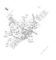 FRAME PARTS (COUVERTURE) for Kawasaki VN1700 VOYAGER CUSTOM ABS 2013