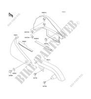 SIDE COVERS   CHAIN COVER for Kawasaki VN800 1995
