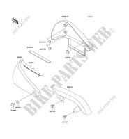 SIDE COVERS   CHAIN COVER for Kawasaki VN800 2005