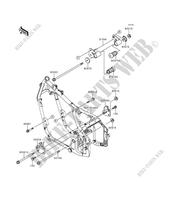 FRAME PARTS (COUVERTURE) for Kawasaki VN800 1997
