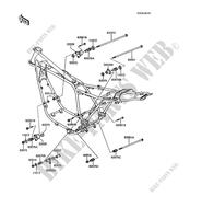 FRAME PARTS (COUVERTURE) for Kawasaki GT750 1994