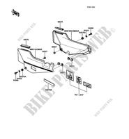 SIDE COVERS   CHAIN COVER for Kawasaki 1000GTR 1987
