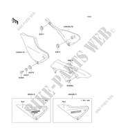 SIDE COVERS   CHAIN COVER for Kawasaki ZEPHYR 1100 1992