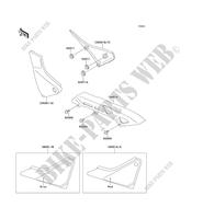 SIDE COVERS   CHAIN COVER for Kawasaki ZEPHYR 1991