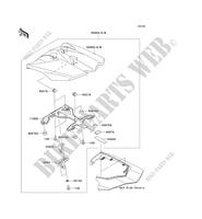 ACCESSORY (COUVRE SELLE) for Kawasaki Z1000SX ABS 2012