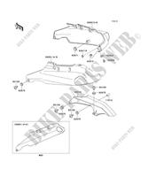 SIDE COVERS   CHAIN COVER for Kawasaki ZZR1100 2001