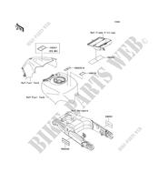 LABELS for Kawasaki ZZR1400 ABS 2008