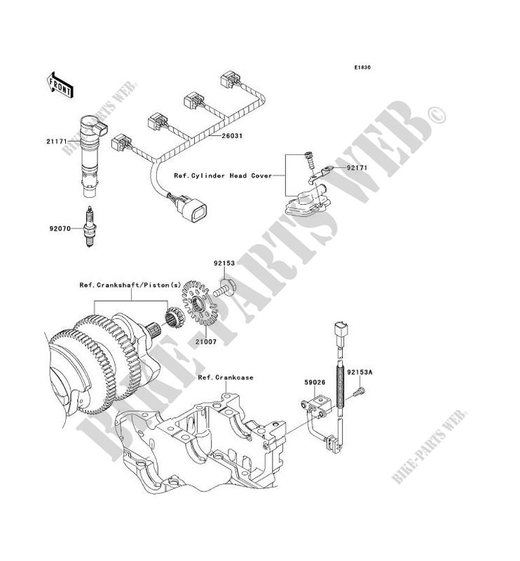 IGNITION SYSTEM for Kawasaki ZZR1400 2013
