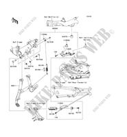 ACCESSORY (BEQUILLE CENTRALE) for Kawasaki ZZR1400 ABS 2014