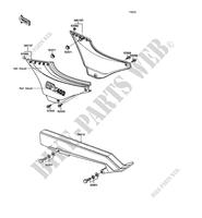 SIDE COVERS   CHAIN COVER(2/2) for Kawasaki Z400FII 1994