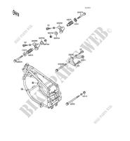 FRAME PARTS (COUVERTURE) for Kawasaki GPX500R 1988