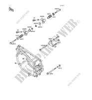 FRAME PARTS (COUVERTURE) for Kawasaki GPX500R 1990