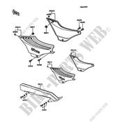 SIDE COVERS   CHAIN COVER(2/2) for Kawasaki GPZ550 1985