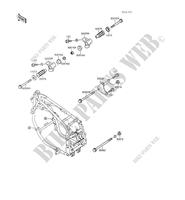 FRAME PARTS (COUVERTURE) for Kawasaki GPX600R 1993