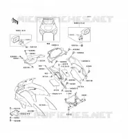 COWLING for Kawasaki ZZR600 2004