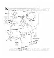 FRONT MASTER CYLINDER for Kawasaki ZZR600 2004